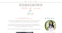 Desktop Screenshot of homegrownstateofmind.com