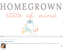 Tablet Screenshot of homegrownstateofmind.com